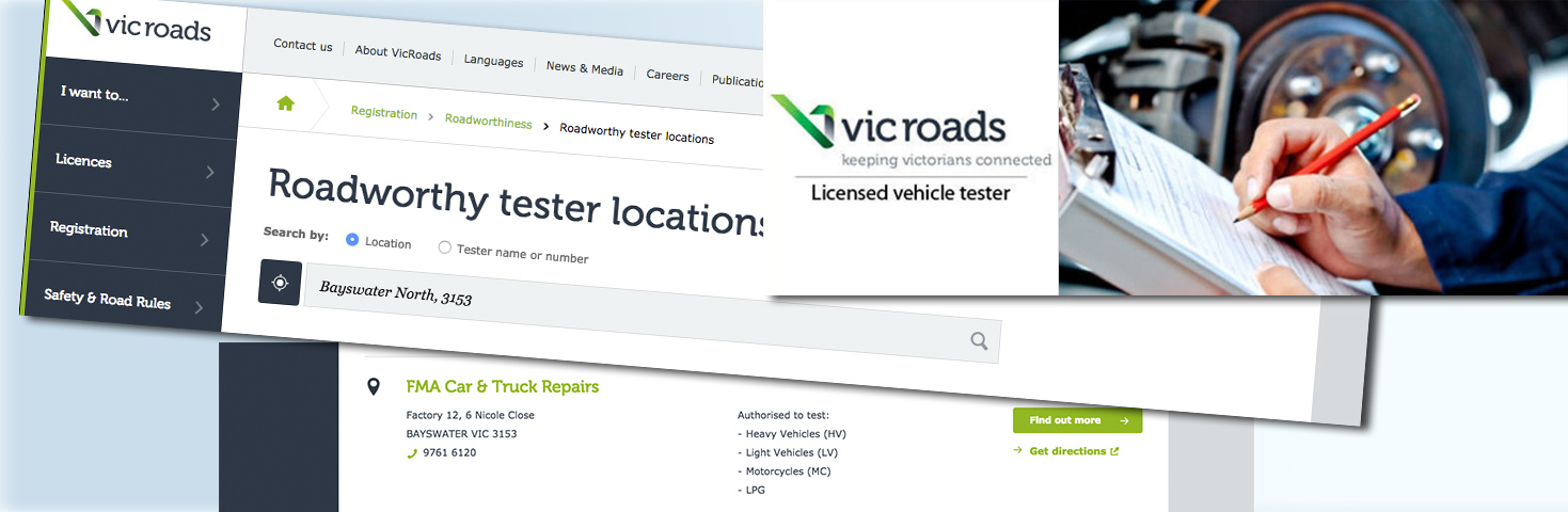 Road Worthy Certificates FMAuto Car, Truck and Bike repairs, Mechanics in Bayswater / Melbourne Eastern suburbs